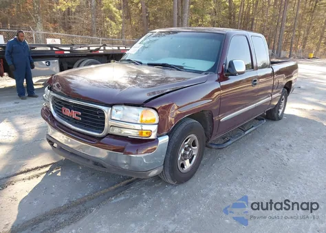 2001 GMC Sierra 1500 Sle from USA, damaged, VIN 2GTEC19V711153806
